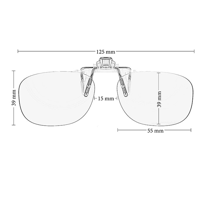 Lunettes PRiSMA® CLiP-ON LiTE – CP704 haute protection anti-Lumière bleue 95%