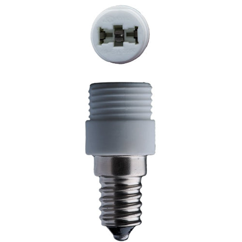 Adaptateur douille E14 pour ampoule G9 halogène ou Led (DANELL)
